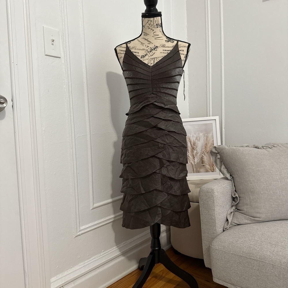 Adrianna Papell Ruffle Dress